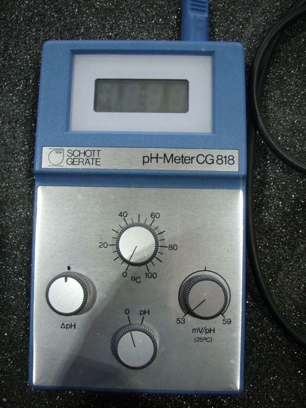 Genten Machines GmbH Mikroprozessor SCHOTT phMeter CG818