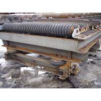 Roller conveyor with tilt unit 45°